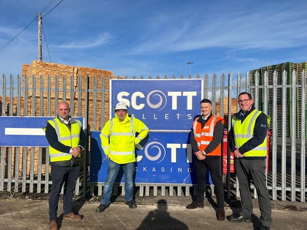 Port of Barry celebrates new lease with Scott Pallets